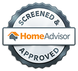 Home advisor screened and approved logo
